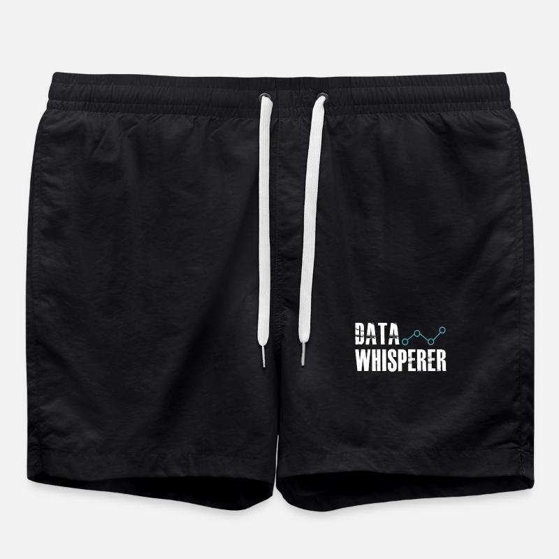 Data Whisperer Science Analyst Software Engineer - Swim Trunks - black