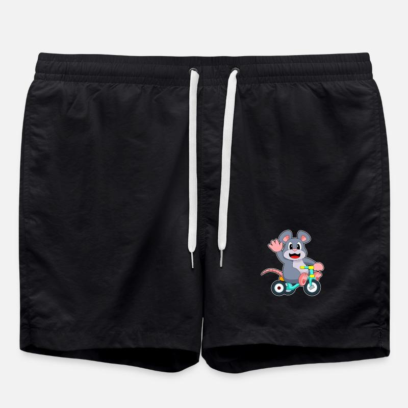 Rat Bicycle - Swim Trunks - black