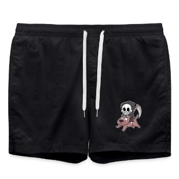 Chien Faucheur - Short de bain - noir - Devant - AI Model Male 185 light (185cm)