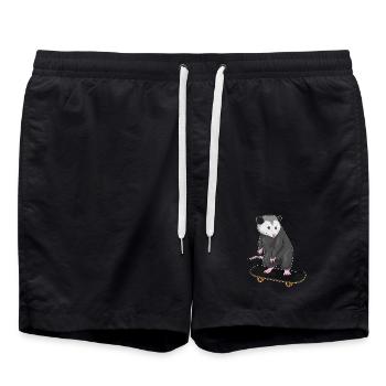 Marsupial Skater Skateboard - Short de bain - noir - Devant - AI Model Male 185 light (185cm)