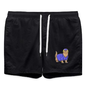 Football américain Otter - Short de bain - noir - Devant - AI Model Male 185 light (185cm)