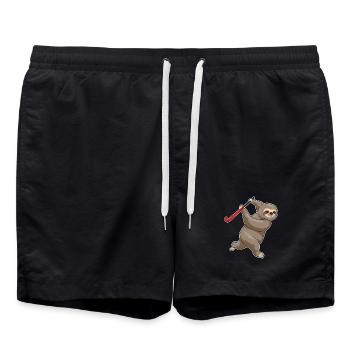 Sloth Field Hockey Field Hockey Stick - Swim Trunks - black - Front - AI Model Male 185 light (185cm)