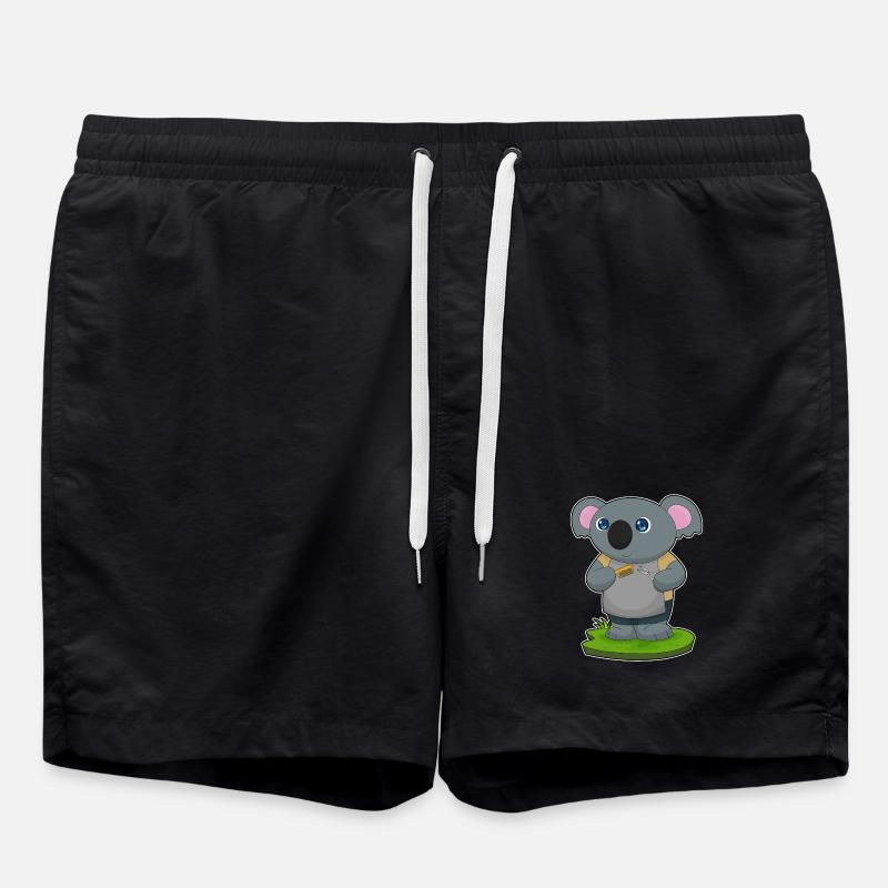 Koala Coiffeur Ciseaux Peigne - Short de bain - noir