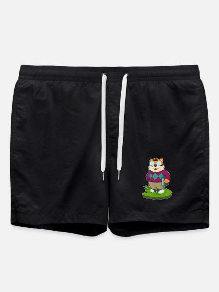 Tiger Pensioner Book - Swim Trunks - black