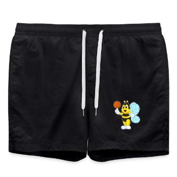 Bee Basketball Player Basketball - Short de bain - noir - Devant - AI Model Male 185 light (185cm)