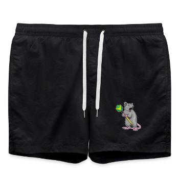 Rat Dart Dart - Swim Trunks - black - Front - AI Model Male 185 light (185cm)