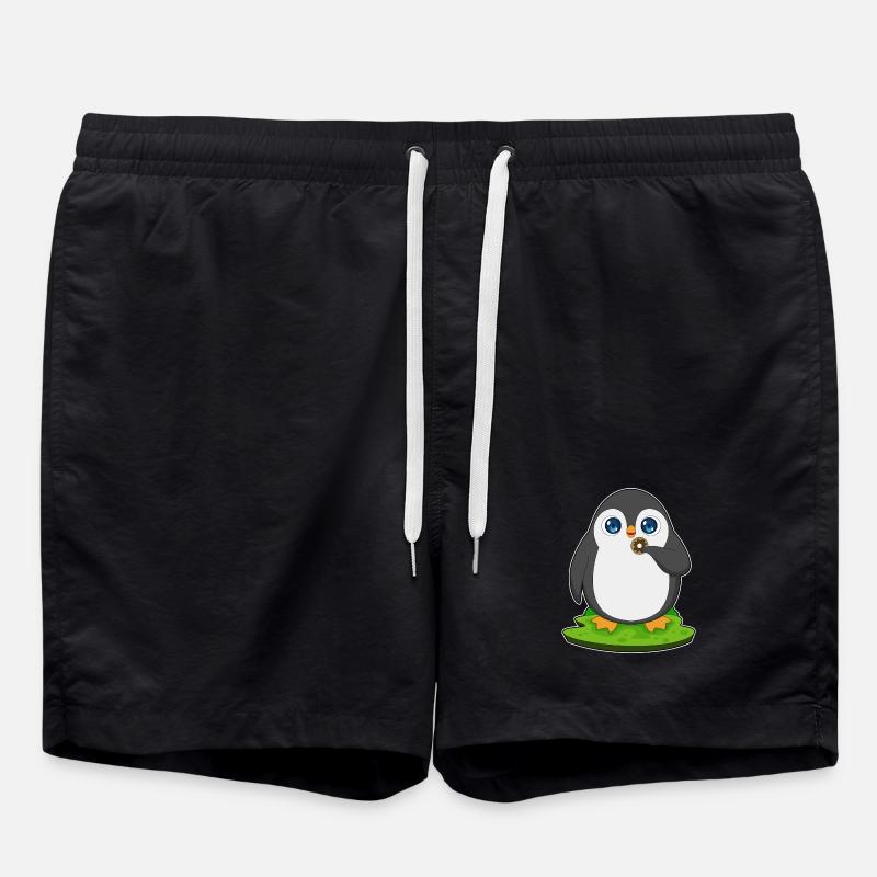 Donut pingouin - Short de bain - noir
