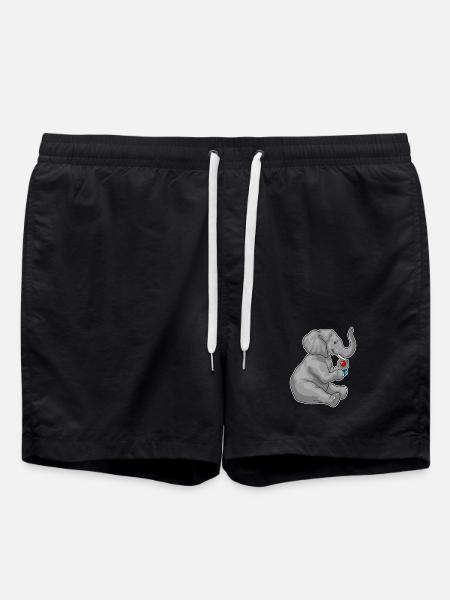 Elephant Gamer Controller - Swim Trunks - black