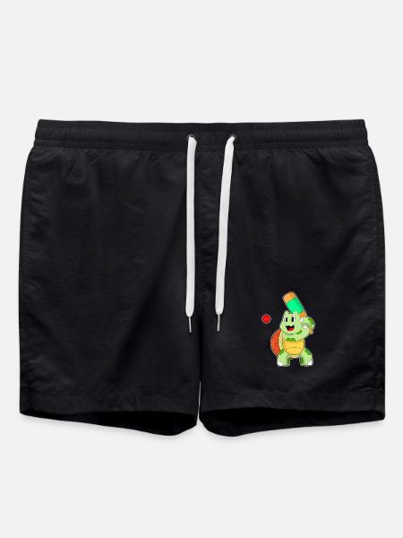 Turtle Cricket Cricket Bats - Swim Trunks - black