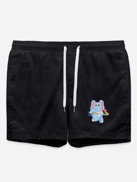 Elefant Feldhockey Feldhockeyschläger - Badeshorts - Schwarz