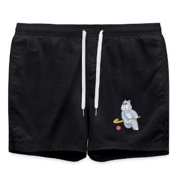 Hippopotamus Hockey sur gazon Stick - Short de bain - noir - Devant - AI Model Male 185 light (185cm)