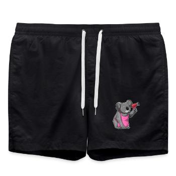 Koala Hairdresser Sèche-cheveux - Short de bain - noir - Devant - AI Model Male 185 light (185cm)