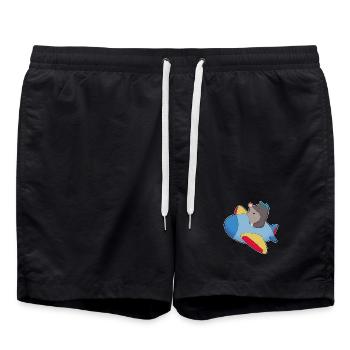 Avion Taupe - Short de bain - noir - Devant - AI Model Male 185 light (185cm)