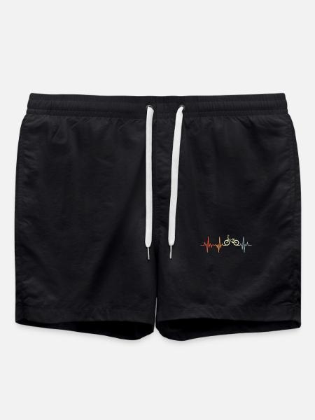 Retro BMX Herschlag - Swim Trunks - black
