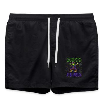 Frog Disco Fever - Swim Trunks - black - Front - AI Model Male 185 light (185cm)