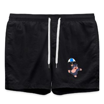 Mole Umbrella - Swim Trunks - black - Front - AI Model Male 185 light (185cm)