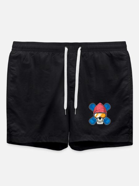 Skull Snowboarder Snowboard - Short de bain - noir