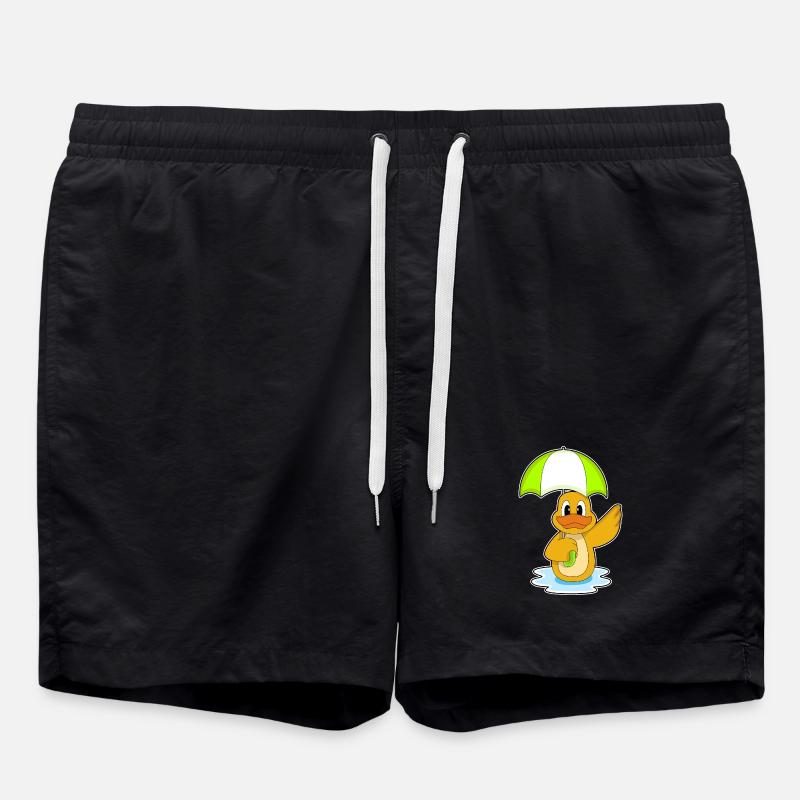 Duck Umbrella - Swim Trunks - black