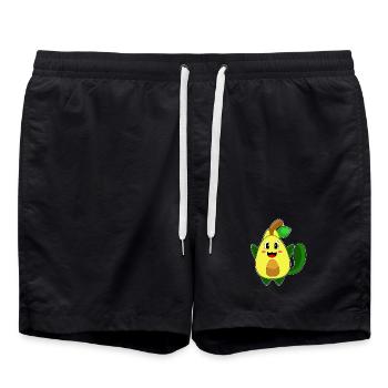 Avocat de chat - Short de bain - noir - Devant - AI Model Male 185 light (185cm)