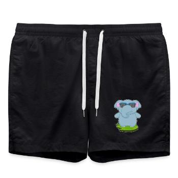 Lunettes de soleil éléphant - Short de bain - noir - Devant - AI Model Male 185 light (185cm)
