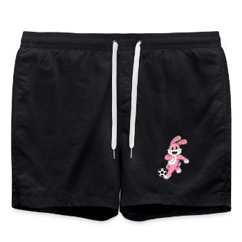 Bunny Soccer Player Soccer - Short de bain - noir - Devant - AI Model Male 185 light (185cm)