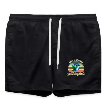 Colibri - Short de bain - noir - Devant - AI Model Male 185 light (185cm)