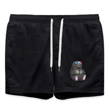 Mole Glasses - Swim Trunks - black - Front - AI Model Male 185 light (185cm)