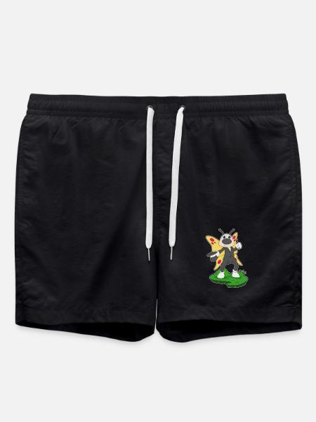 Butterfly Wizard Wand Cylinder - Swim Trunks - black
