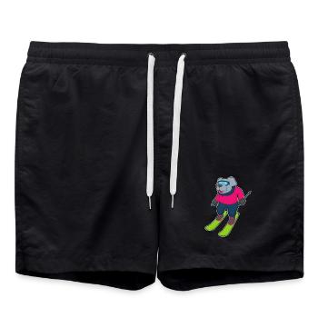 Ski Chien Ski Sports d’hiver - Short de bain - noir - Devant - AI Model Male 185 light (185cm)