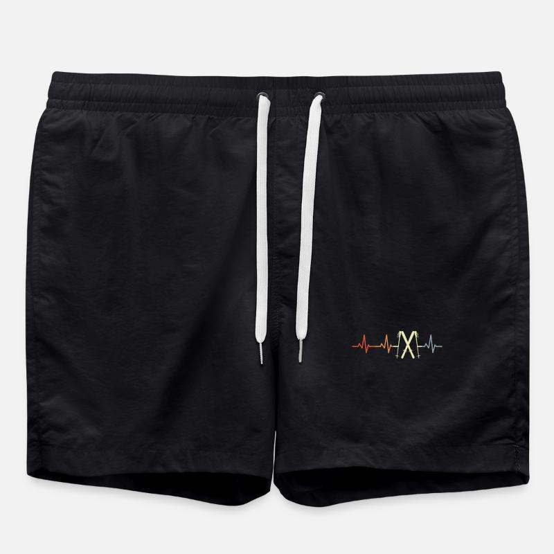 Skieur ECG Heartline - Short de bain - noir