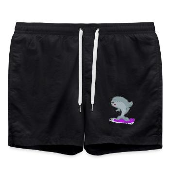 Seal Snowboarder Snowboard - Short de bain - noir - Devant - AI Model Male 185 light (185cm)