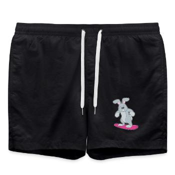 Rabbit Snowboarder Snowboard - Short de bain - noir - Devant - AI Model Male 185 light (185cm)