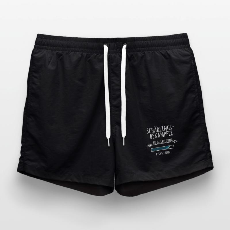 Schädlingsbekämpfer Ausbildung Geschenk Schädlinge Badeshorts