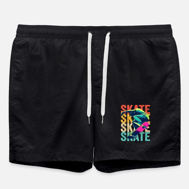 Skateboarding Skate - Swim Trunks - black