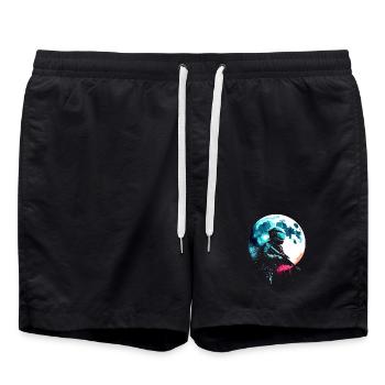 Paintball Moonlight Sniper - Swim Trunks - black - Front - AI Model Male 185 light (185cm)