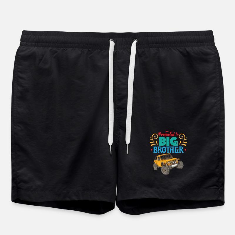 Big Brother, big brother Sticker - Swim Trunks - black