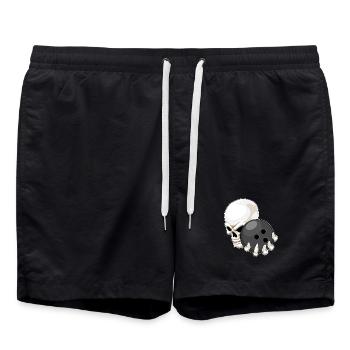 Skull Bowling Boule de bowling - Short de bain - noir - Devant - AI Model Male 185 light (185cm)