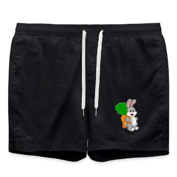 Bunny Student Backpack School - Swim Trunks - black - Front - AI Model Male 185 light (185cm)