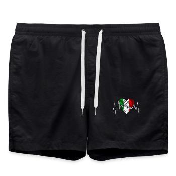 Venice Skyline Heartbeat Italie J’aime Venezia - Short de bain - noir - Devant - AI Model Male 185 light (185cm)