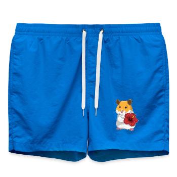 Hamster Hibiskus  - Badeshorts - Cobalt blue - Vorne