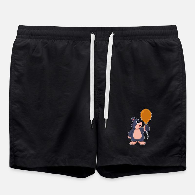 Maulwurf Luftballon - Badeshorts - Schwarz