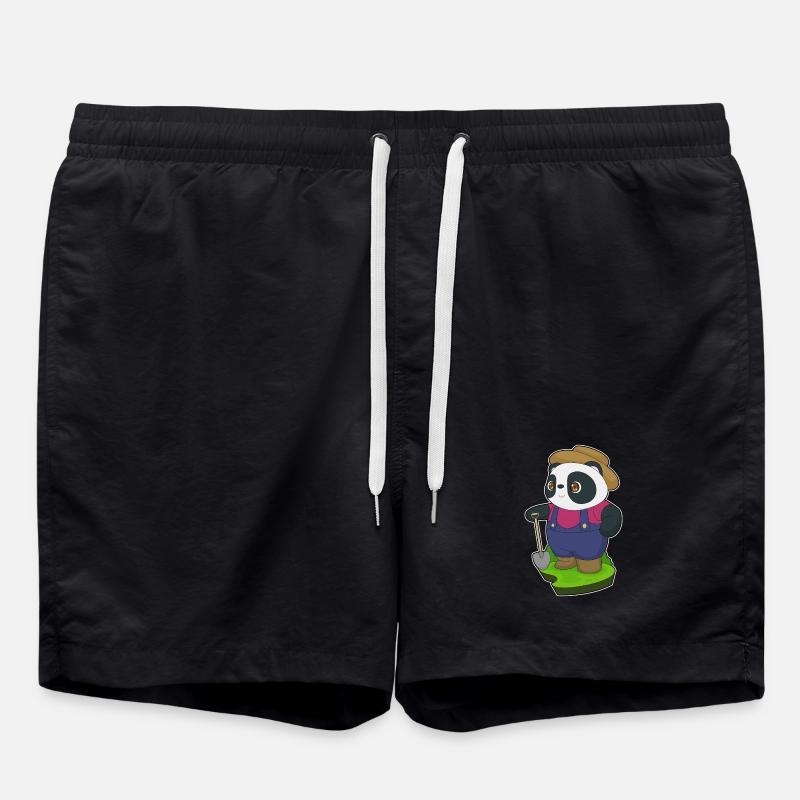 Pelle Panda Farmer - Short de bain - noir