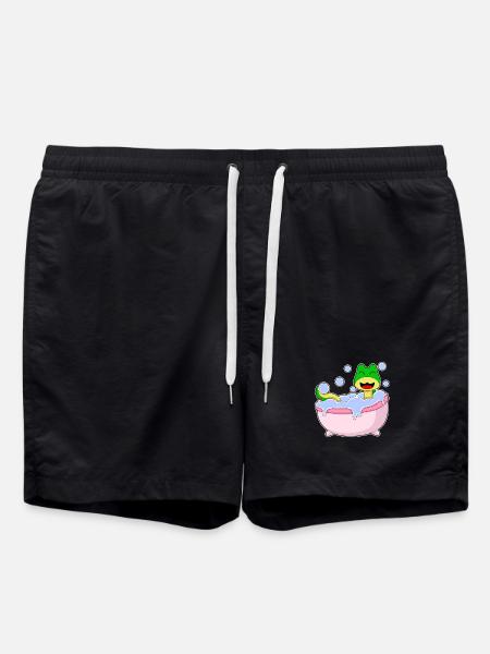 Snake Bathing Bathtub - Swim Trunks - black