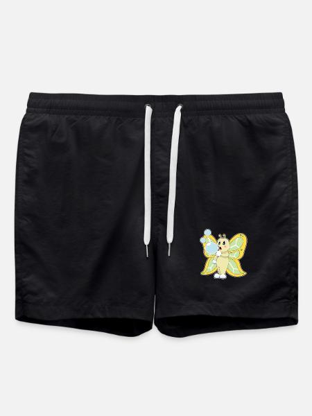 Butterfly Soap Bubbles - Swim Trunks - black