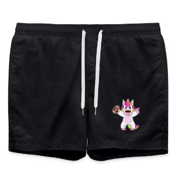 Licorne Football Américain Sports - Short de bain - noir - Devant - AI Model Male 185 light (185cm)