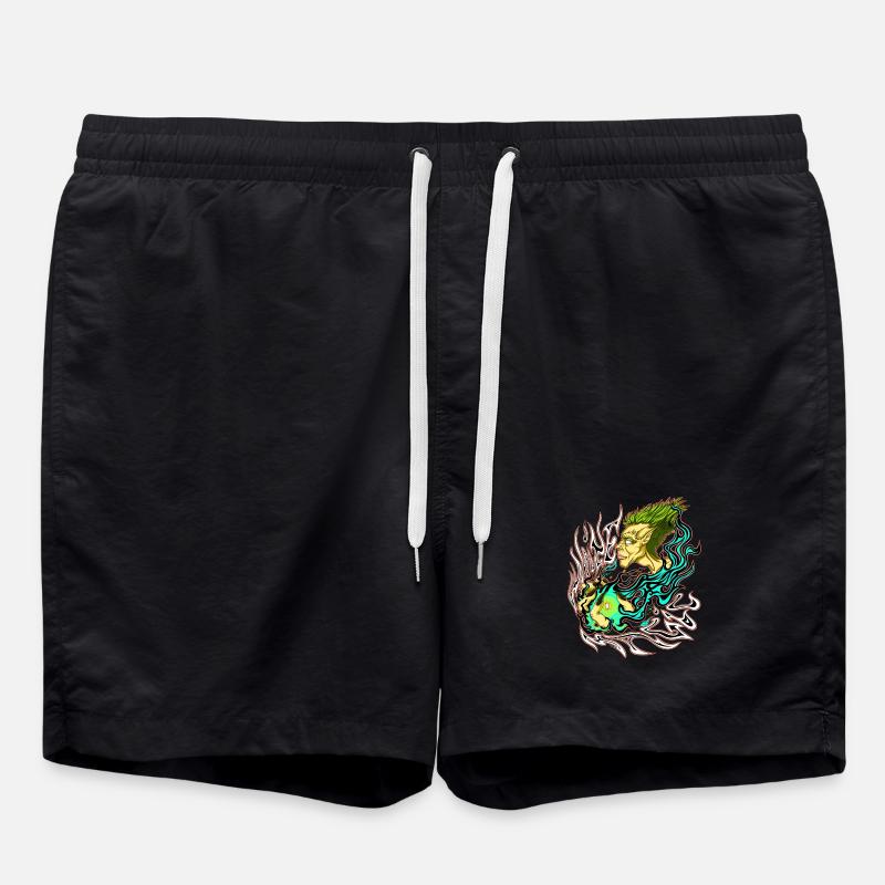 White Magic - Swim Trunks - black