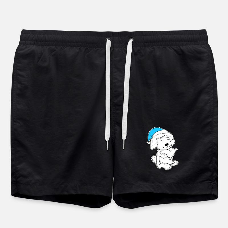 Caniche Dormir Fatigue Chien - Short de bain - noir