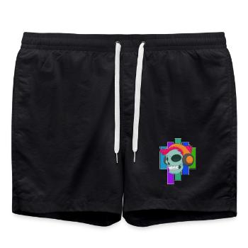 Musique casque Skull - Short de bain - noir - Devant - AI Model Male 185 light (185cm)