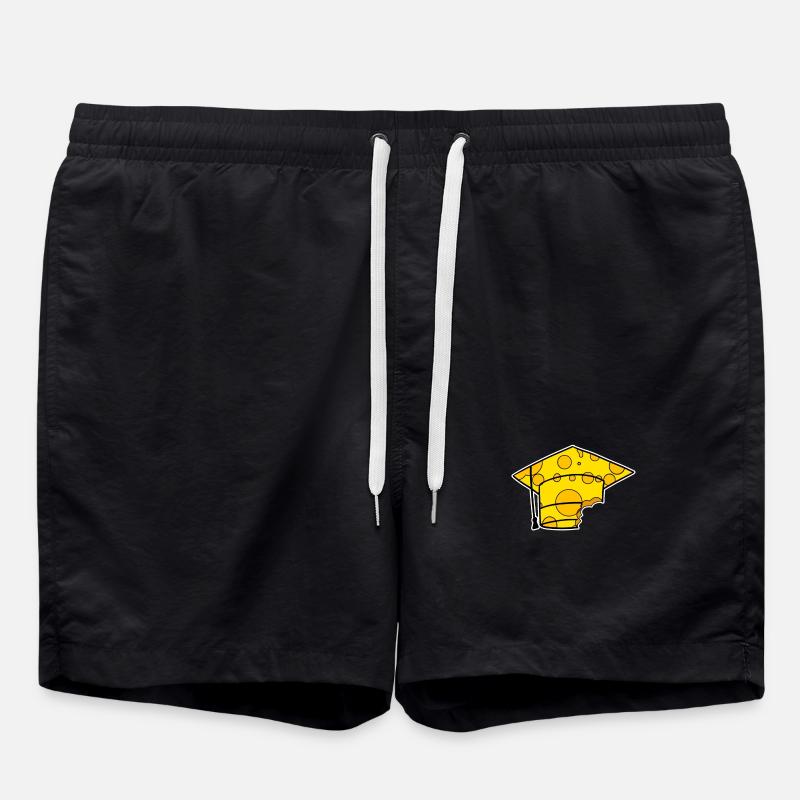Studium Abschluss Absolventenkappe - Badeshorts - Schwarz