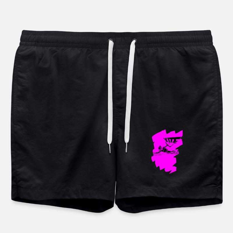 Pink Kite - Badeshorts - Schwarz